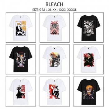 Bleach anime Short Sleeve Cotton T-Shirts
