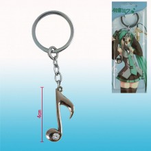 Hatsune Miku anime key chain necklace strap