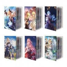Genshin Impact game 240Pcs cards album book folder collection toy
