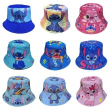 Stitch anime bucket hat cap