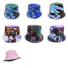 Demon Slayer anime bucket hat cap