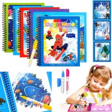 Frozen Montessori MagicWater Pen Drawing Book A5