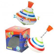 Magic Spiral Flashing Gyro Spinning Top Game Music...