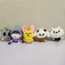 4inches Choi Soobin star plush dolls set 10cm(5pcs...