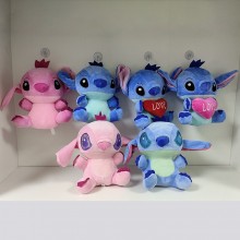 8inches Stitch anime plush dolls set 20cm(2pcs a s...