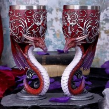 Western Dragon Goblet Personalized Stainless Steel...