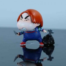 Crayon Shin-chan cos Chucky anime figure