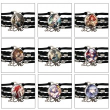 Honkai Star Rail game braided gemstone bracelet ha...