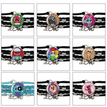 Dandy's World game braided gemstone bracelet hand ...