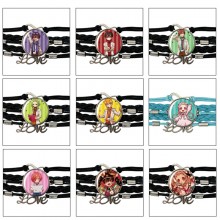 Toilet-bound Hanako-kun braided gemstone bracelet hand chain