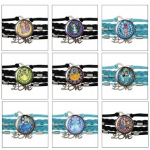 Princess Snow White Belle Mulan Mermaid braided ge...