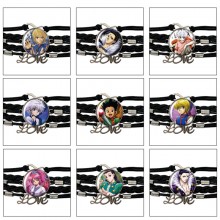 Hunter x Hunter anime braided gemstone bracelet hand chain