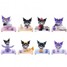 8pcs Kuromi anime figures set(OPP bag)