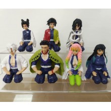 7pcs Demon Slayer kneeling anime figures set(OPP b...