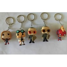 The Avengers movie figure doll key chains set(5pcs...