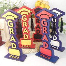 Class of 2025 Graduation Season Wooden Table Decor...