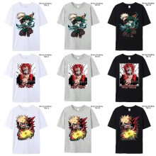 My Hero Academia anime short sleeve cotton t-shirt