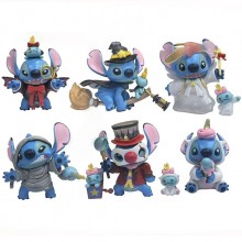 6pcs Stitch anime figures set(OPP bag)
