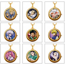 Hunter x Hunter anime rotating necklace pocket wat...