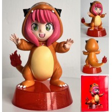 SPY x FAMILY Anya Forger cos Charmander anime figu...