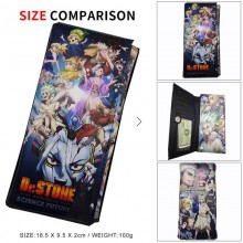 Dr.STONE anime long wallets card holder purse