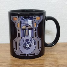 Mechanical Engine Ceramic Coffee Mug Cup