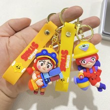 Brawl Stars game figure doll key chains