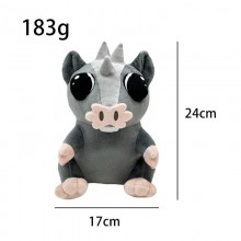 DOORS THE CONTENT Grey Mouse Pig Plush Doll 24cm