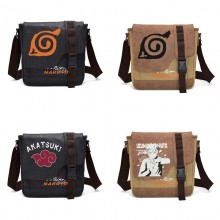 Naruto anime canvas crossbody satchel shoulder bag