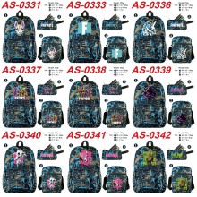 Fortnite game shoulder backpack bag pencil case se...