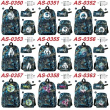 Hatsune Miku anime shoulder backpack bag pencil ca...