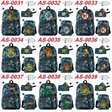 Harry Potter shoulder backpack bag pencil case set