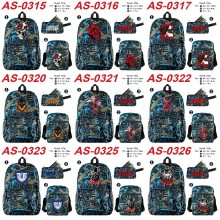 Berserk anime shoulder backpack bag pencil case se...