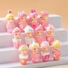 12pcs Pink Dimoo Sakura anime mini figure doll DIY...