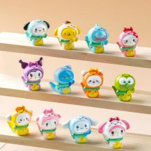 12pcs Sanrio Melody kitty Cinnamoroll Kuromi cos s...