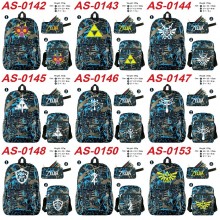 The Legend of Zelda game shoulder backpack bag pencil case set