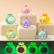 6pcs Lovely Dimoo luminous anime mini figure doll ...