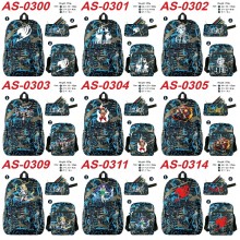 Fairy Tail anime shoulder backpack bag pencil case...