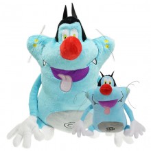 Oggy and the Cockroaches cat anime plush doll 17CM...