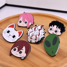 Dandadan anime alloy brooch pins