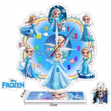 Frozen anime acrylic stand diy clock