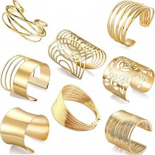 Exaggerated Metal Bangles Bracelets