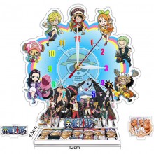 One Piece anime Acrylic Stand Diy Clock