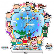 Crayon Shin-chan anime Acrylic Stand Diy Clock