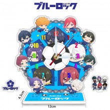 Blue Lock anime Acrylic Stand Diy Clock
