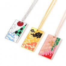Demon Slayer anime alloy necklaces