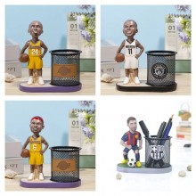NBA star Resin Pen Holder Container
