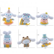 6pcs Cinnamoroll anime figures set(OPP bag)