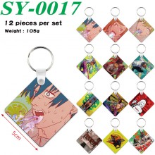 Chainsaw Man anime two-sided Wooden MDF Key Chains...