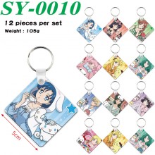 Sailor Moon anime two-sided Wooden MDF Key Chains(...